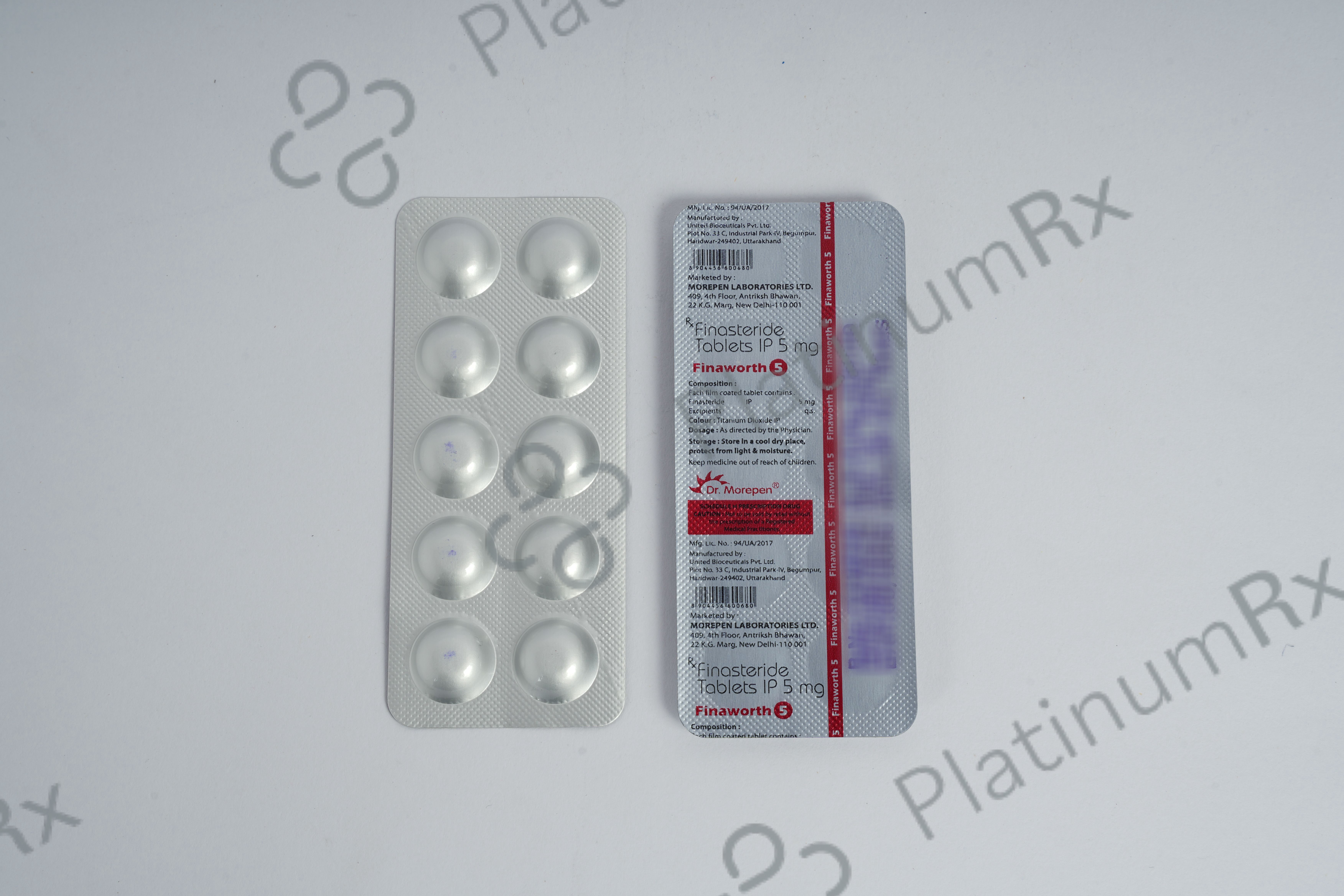 Finaworth 5mg Tablet 10s