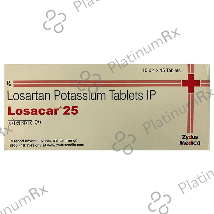 Losacar 25mg Tablet 15s