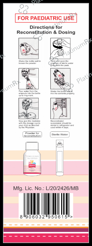 Cefitaxe O Oral Suspension Mango & Peppermint
