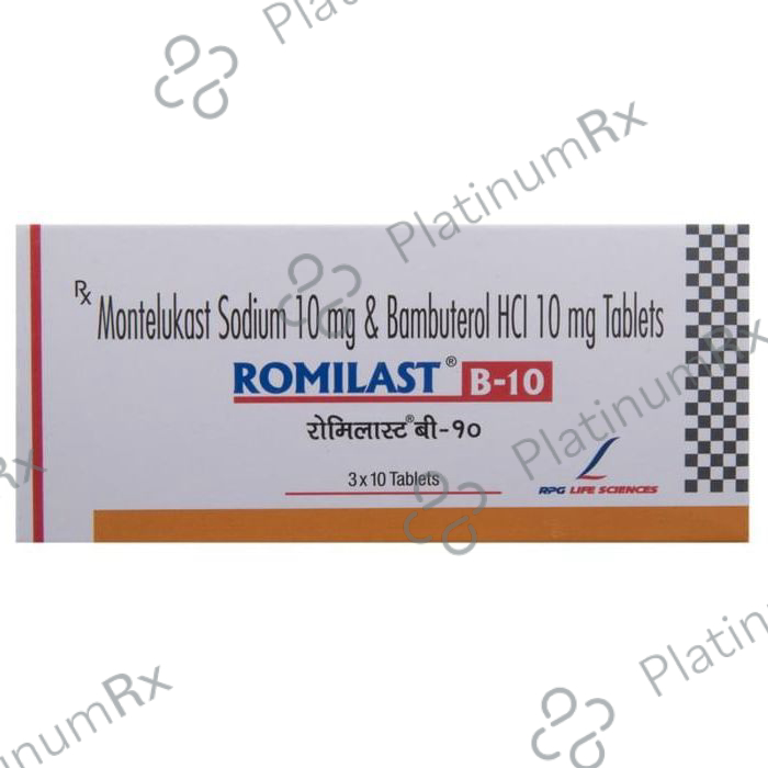 Romilast B 10/10mg Tablet 10s