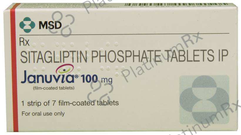 Januvia 100mg Tablet 7s