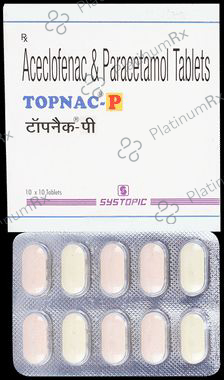 Topnac P 100/325mg Tablet 10s