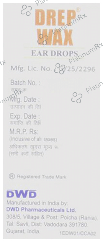 Drep Wax Ear Drop 10ml