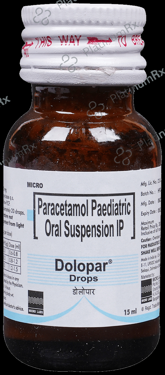 Dolopar 100mg Drops 15ml