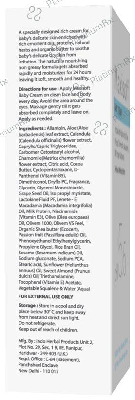 Maxisoft Baby Cream