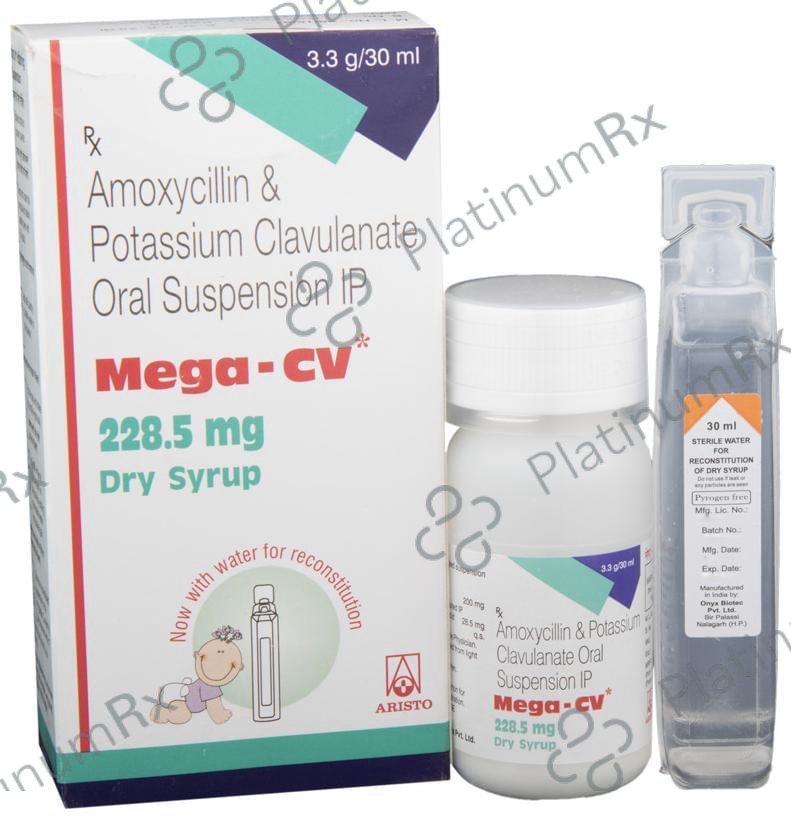 Mega CV 228.5mg Dry Syrup 30ml