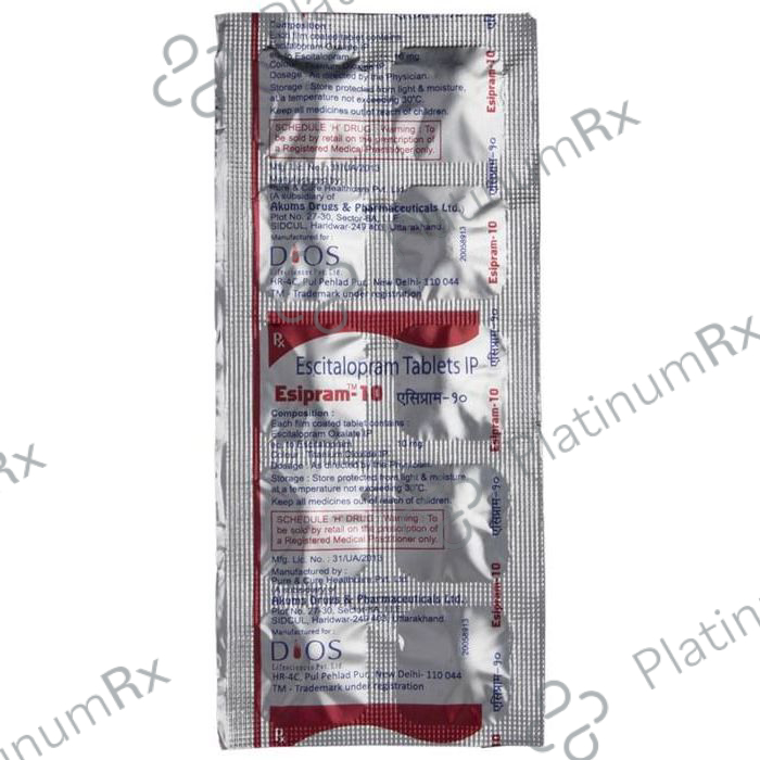 Esipram 10 Tablet