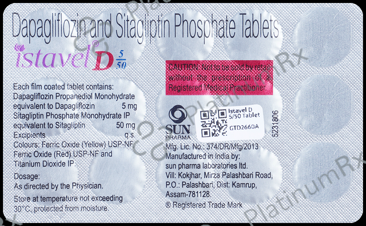 Istavel D 5/50mg Tablet 15s