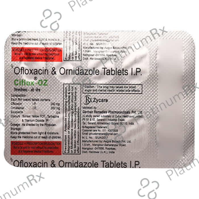 Ciflox-OZ Tablet