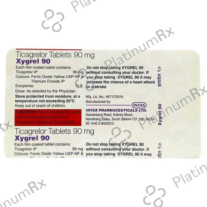 Xygrel 90mg Tablet 10s