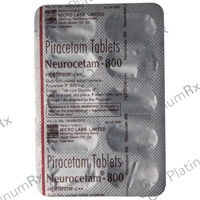 Neurocetam 800 Tablet 10 Tablet