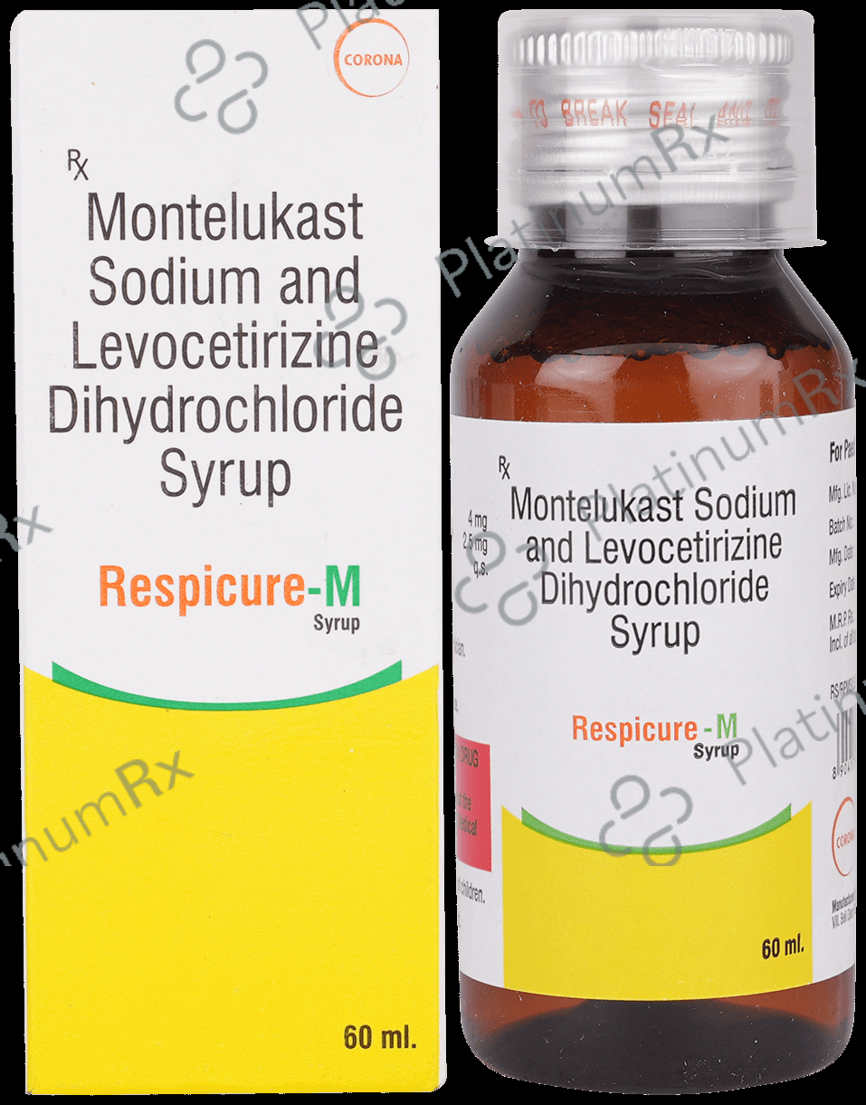 Respicure M 2.5/4mg Syrup 60ml