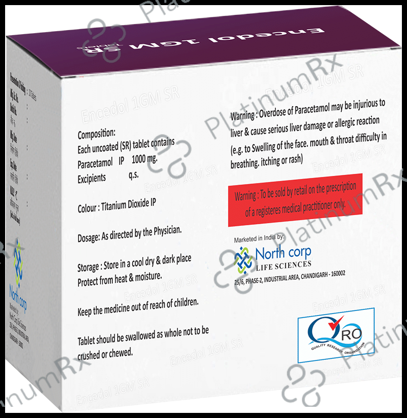 Encedol 1gm SR Tablet