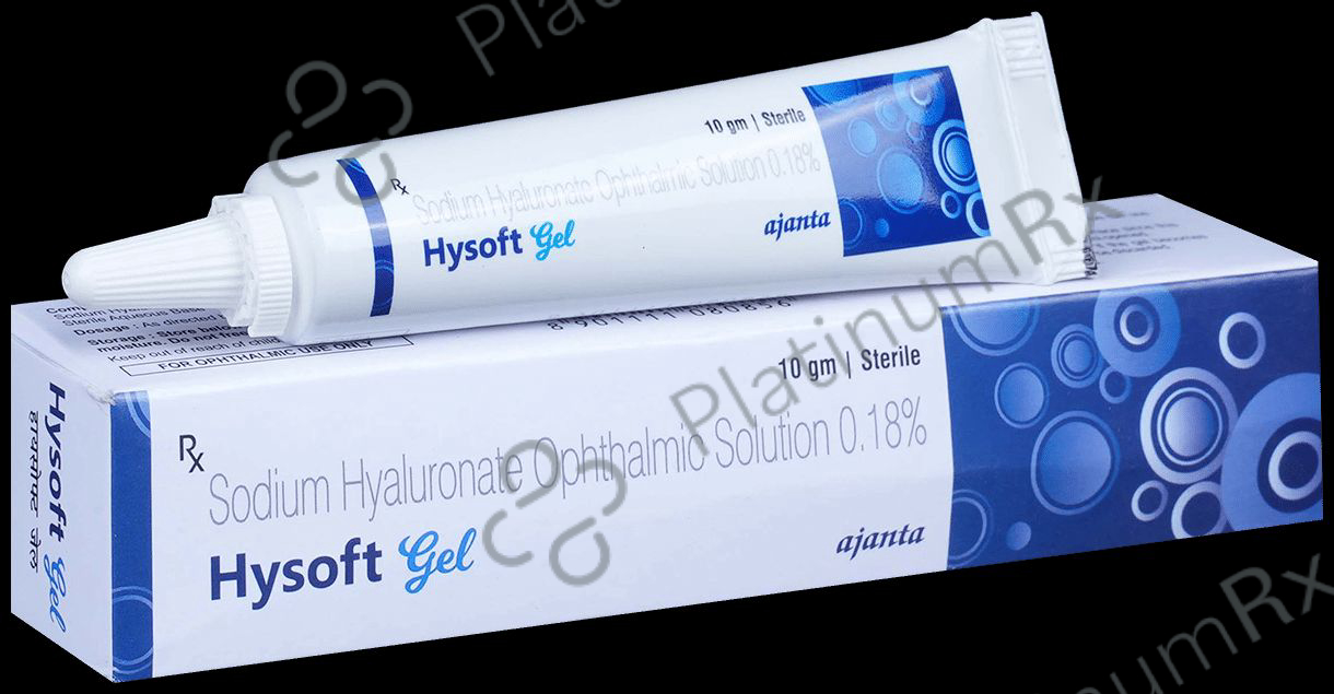 Hysoft 0.18% Eye Gel 10gm