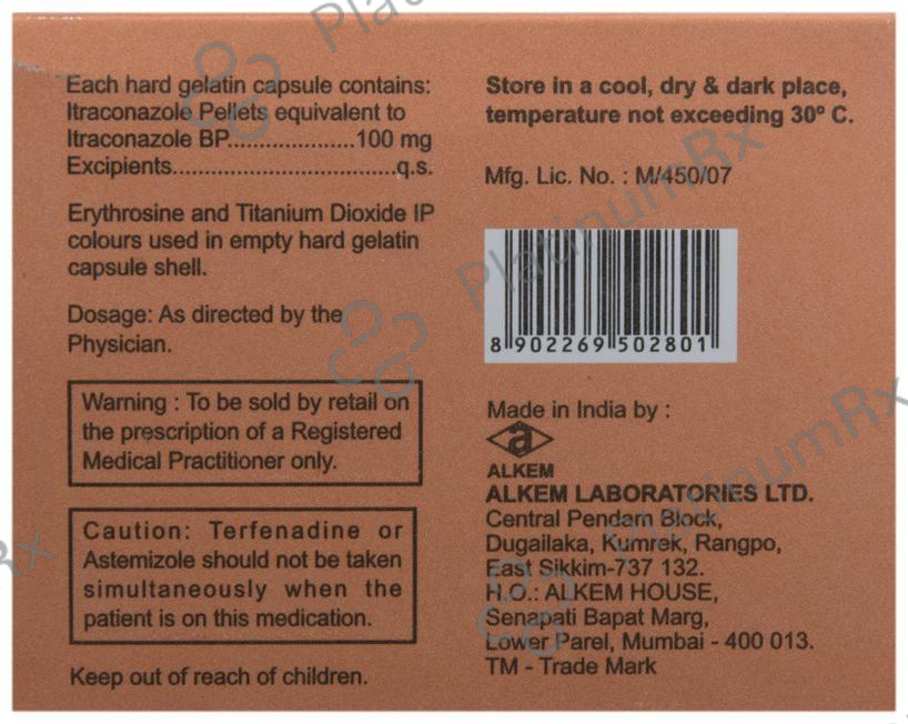Fungikem 100 Capsule 7 Capsule