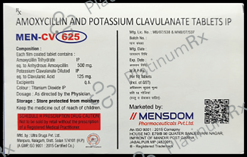 Men-CV 625 Tablet