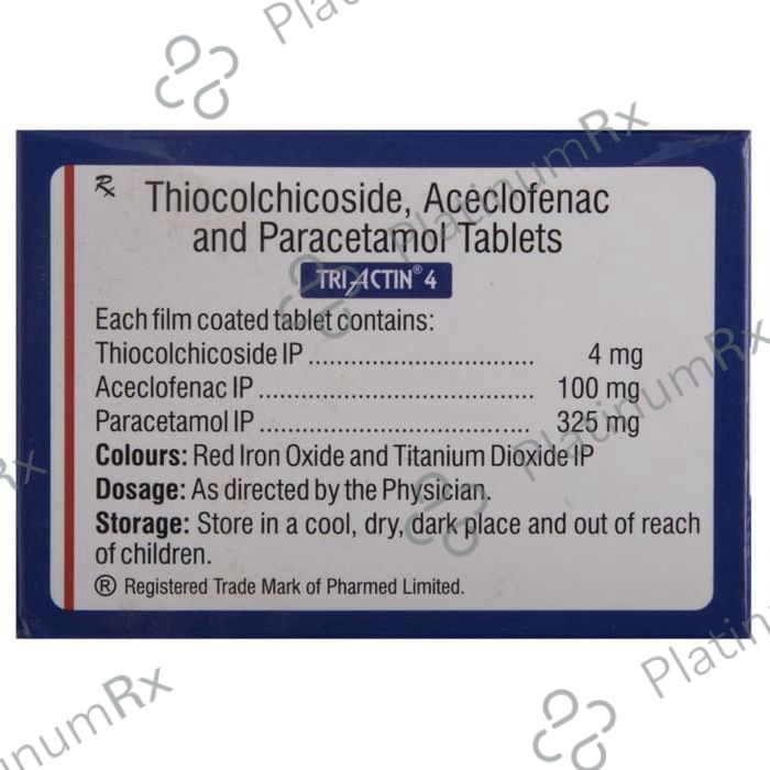 Triactin 4 100/325/4mg Tablet 10s
