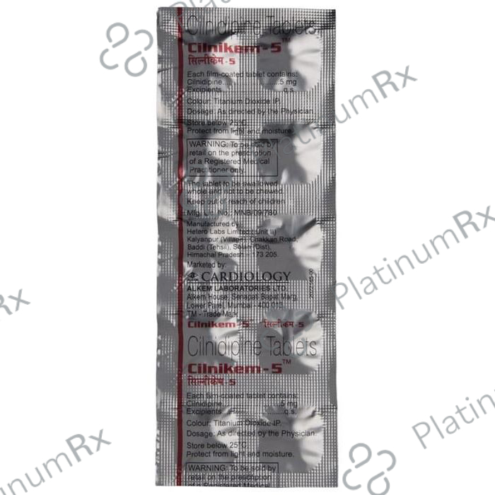 Cilnikem 5mg Tablet 10s