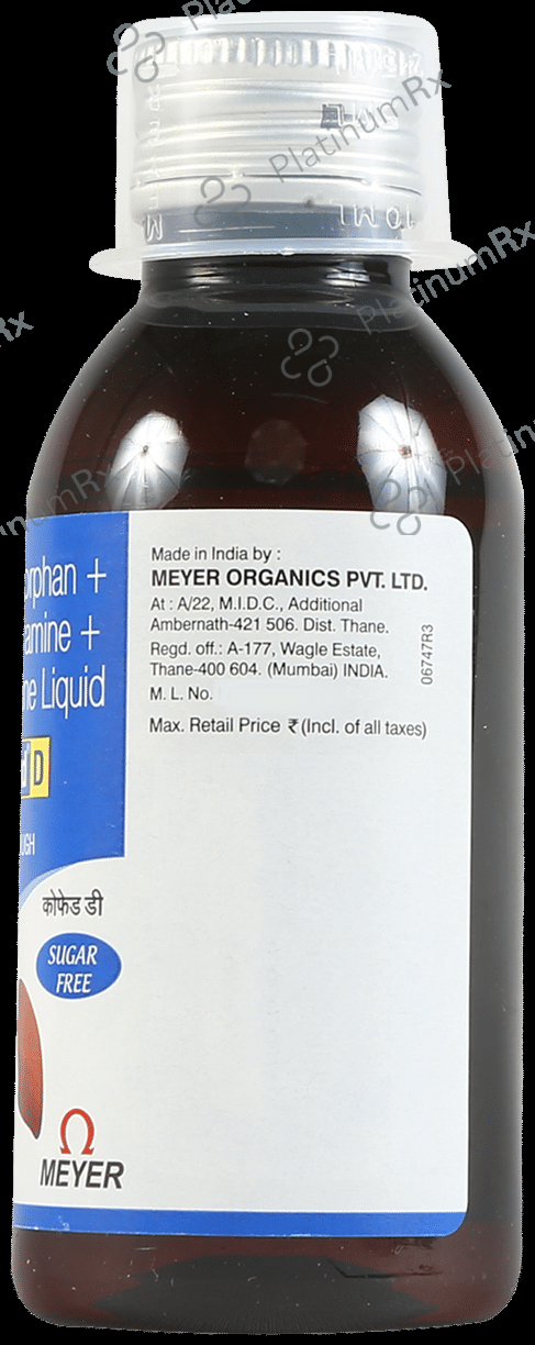 Cofaid D Syrup Sugar Free