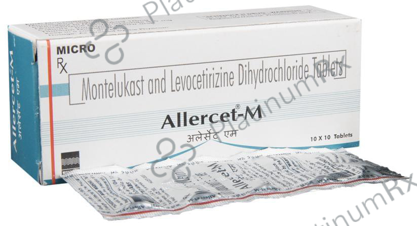 Allercet M 5/10mg Tablet 10s