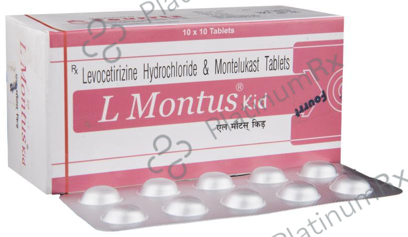 L Montus Kid 2.5/4mg Tablet 10s
