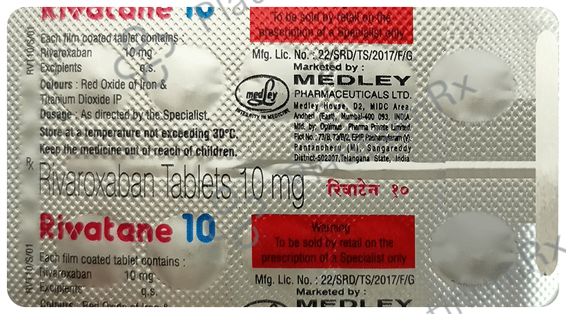 Rivatane 10 Tablet
