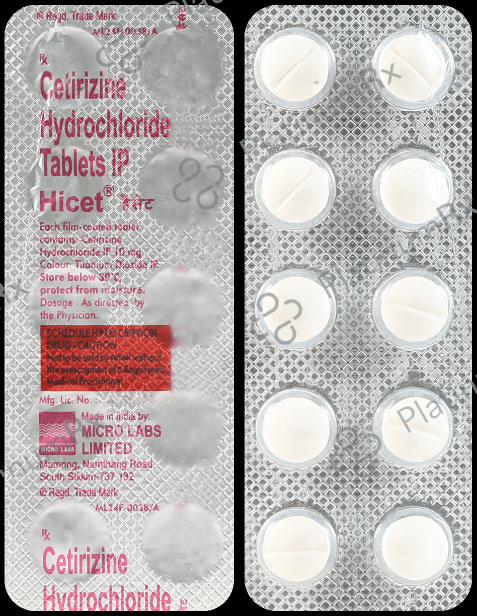 Hicet 10mg Tablet 10s