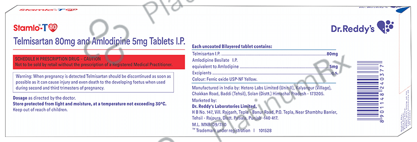 Stamlo-T 80 Tablet
