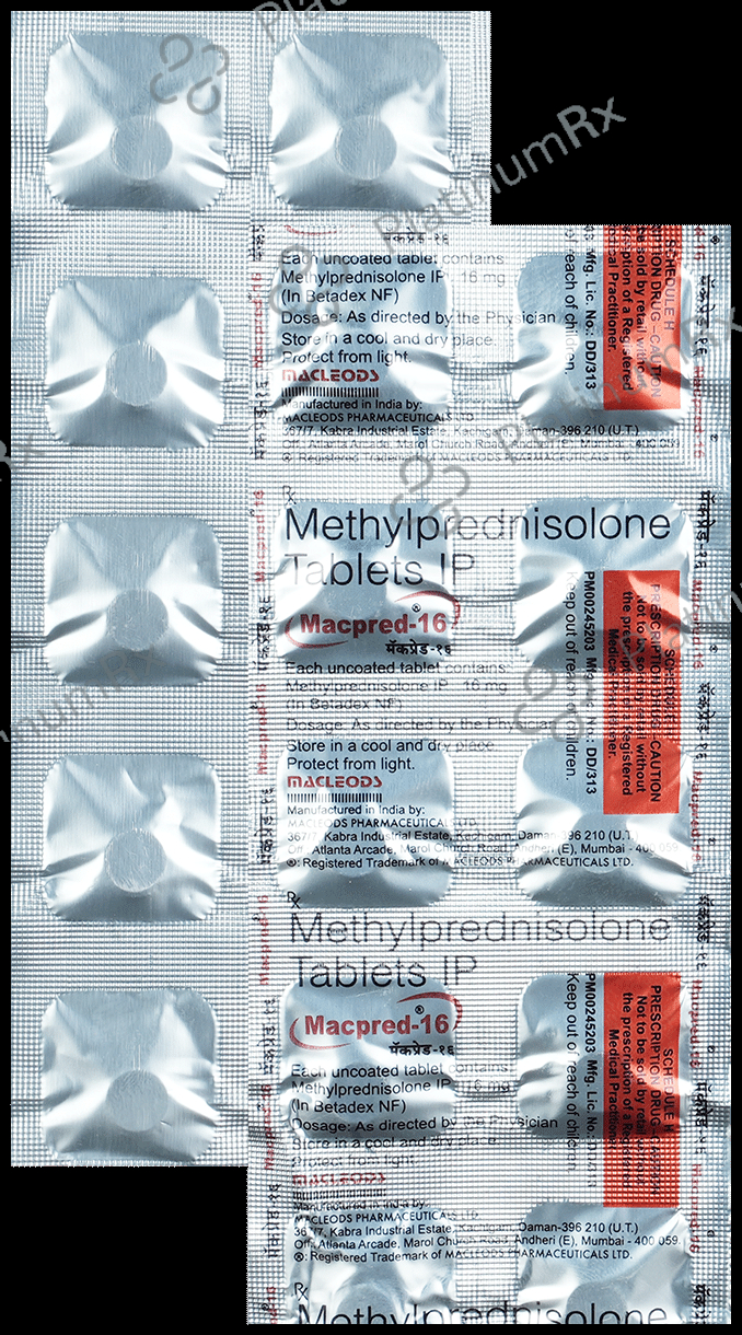 Macpred 16mg Tablet 10s