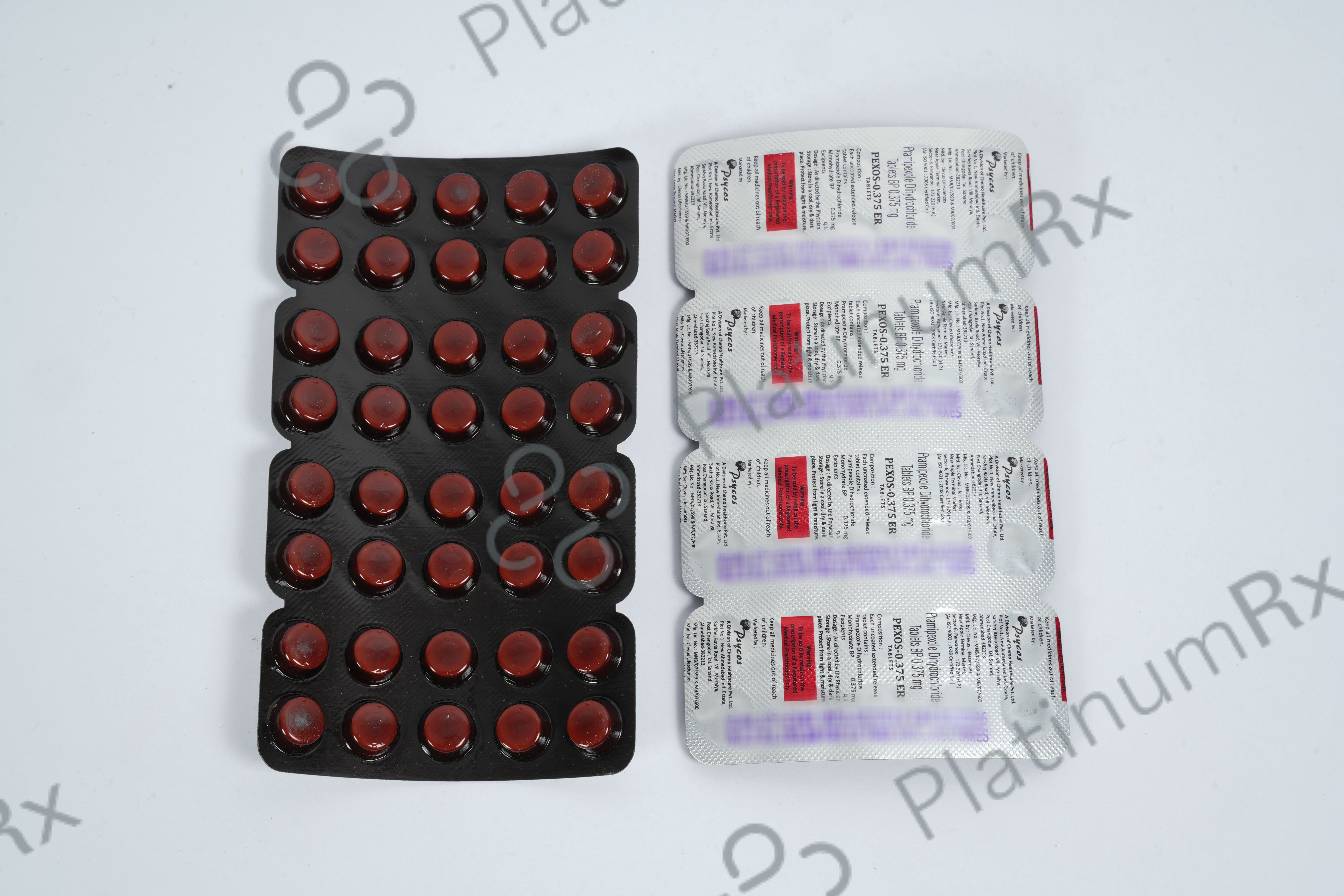 Pexos 0.375mg Tablet ER 10s