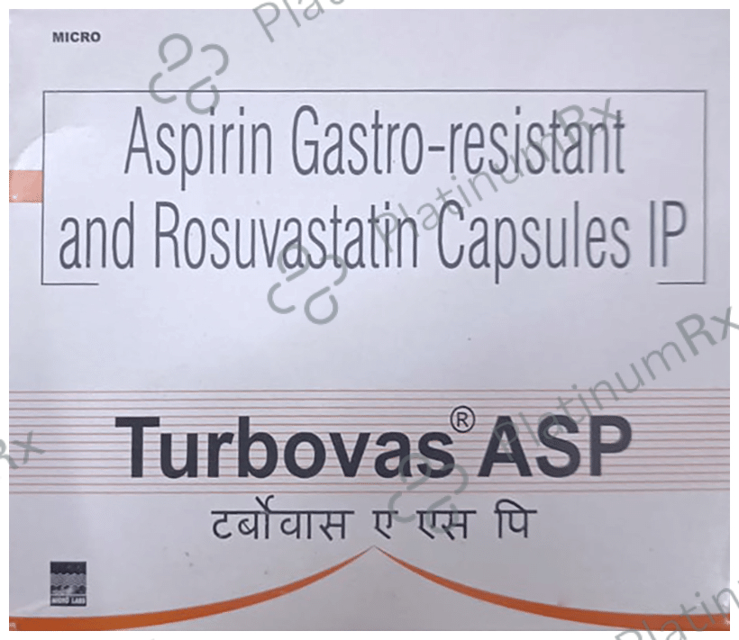 Turbovas ASP 75/10mg Capsule 15s