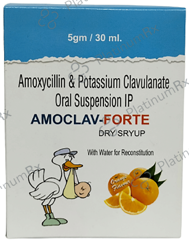 Amoclav-Forte Dry Syrup Orange