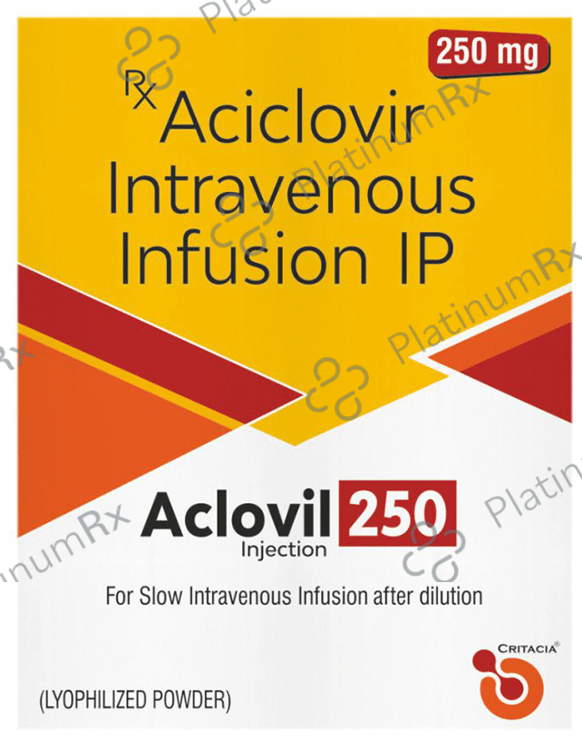 Aclovil 250mg Injection