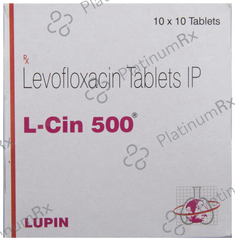 L Cin 500mg Tablet 10s