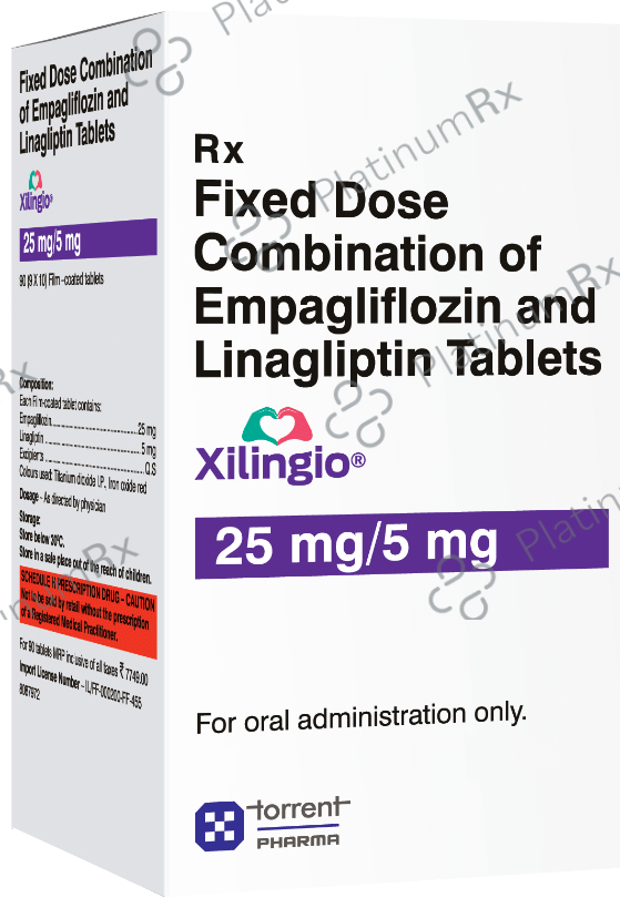 Xilingio 25/5mg Tablet 10s