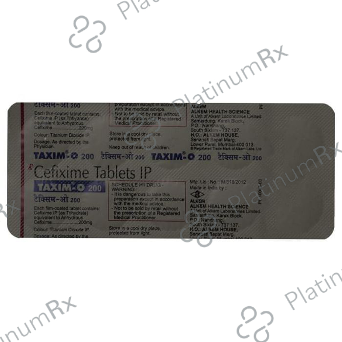 Taxim O 200mg Tablet 10s