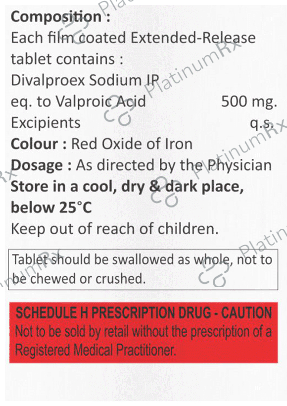 Divalxero ER 500 Tablet