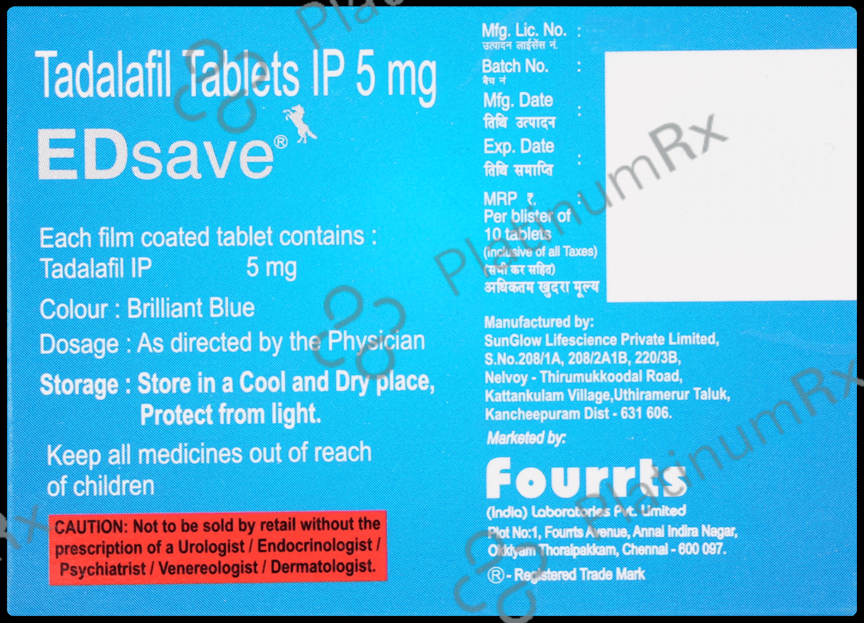 ED Save 5mg Tablet 10s