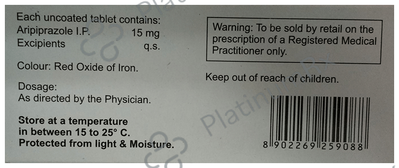 Ariphrenz 15mg Tablet