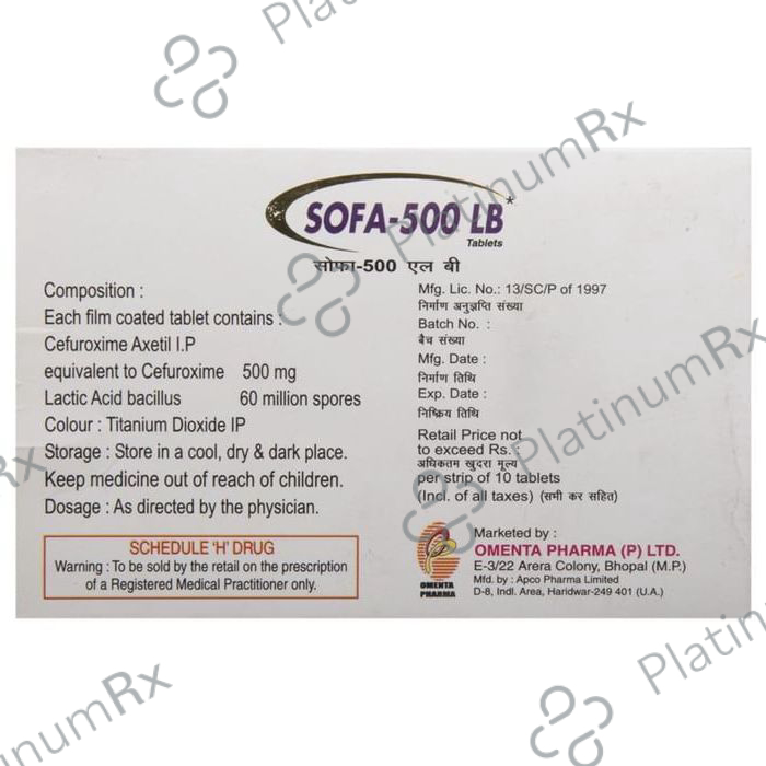 Sofa -500 LB Tablet