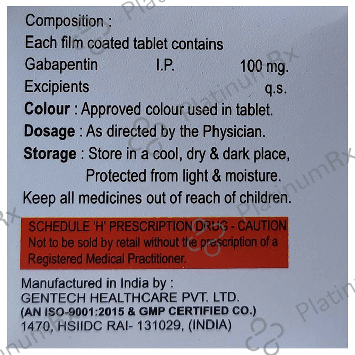 Gabspen 100 Tablet
