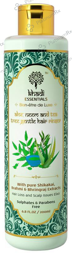 Khadi Essentials Aloe, Neem & Tea Tree Gentle Hair Rinser