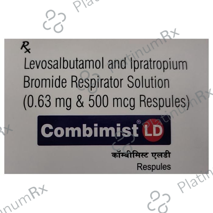 Combimist LD 2.5ml 500mcg/0.63mg Respule 5s