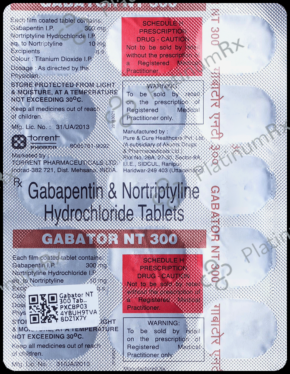 Gabator NT 300 Tablet 15 Tablet