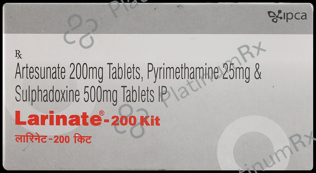 Larinate 200/25/500mg Kit Tablet 6s