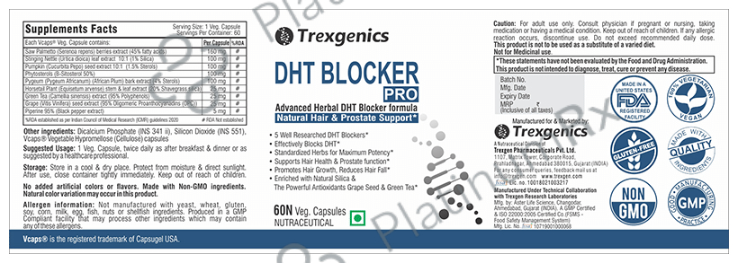 Trexgenics DHT Blocker Pro Veg Capsule