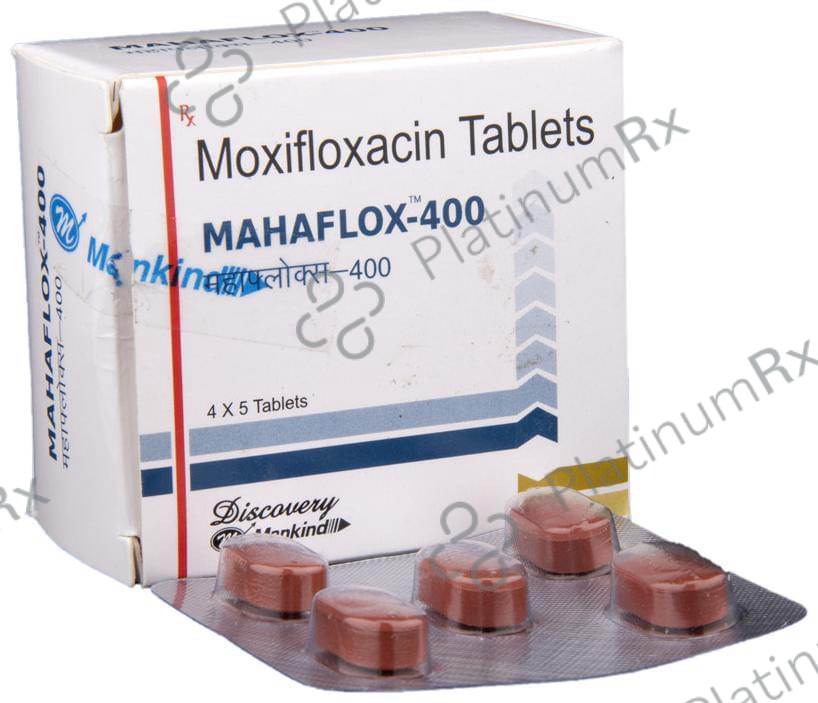Mahaflox 400mg Tablet 5s