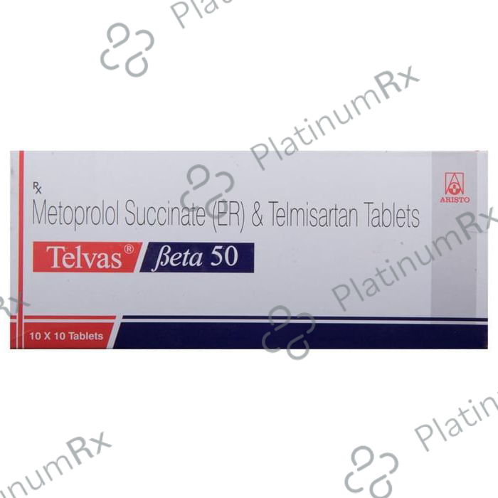 Telvas Beta 50/40mg Tablet ER 10s