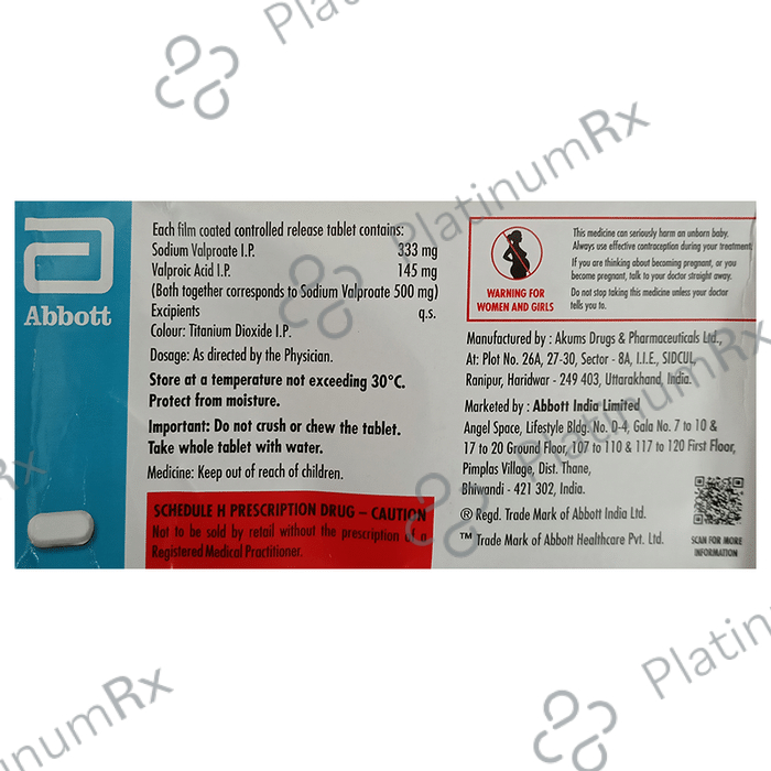 Epilex Chrono 500 Eazy Glide Tablet CR