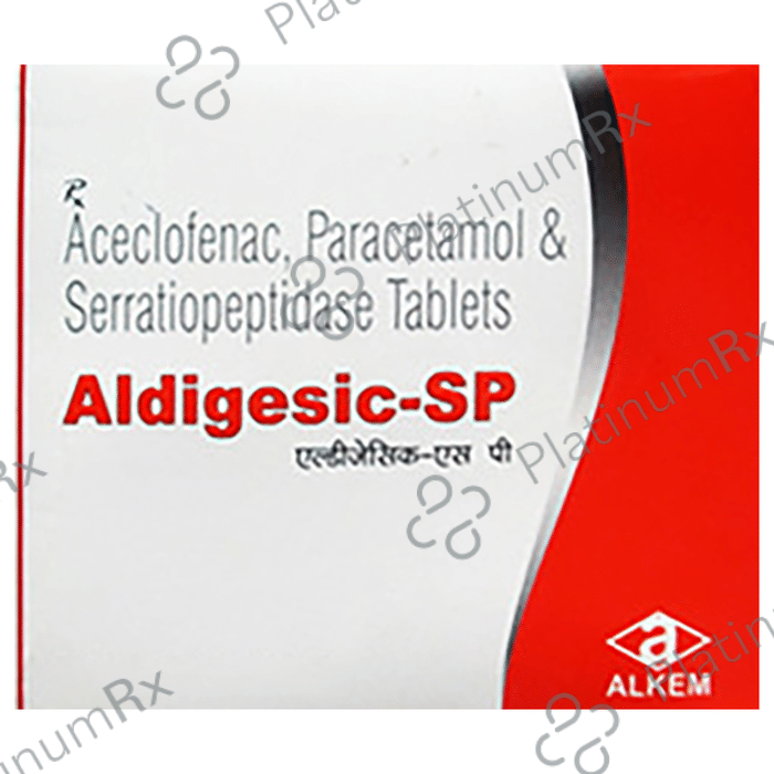 Aldigesic SP 100/325/10mg Tablet 10s